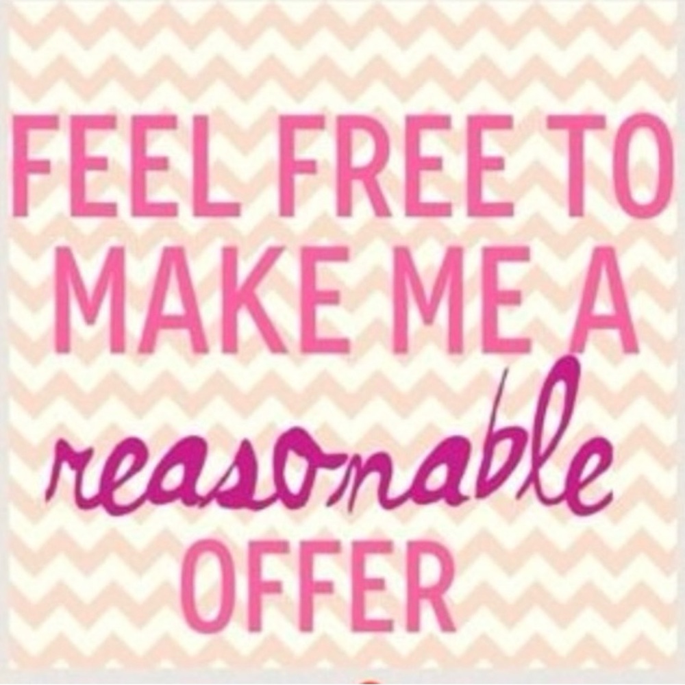 Reasonable offers are welcome!